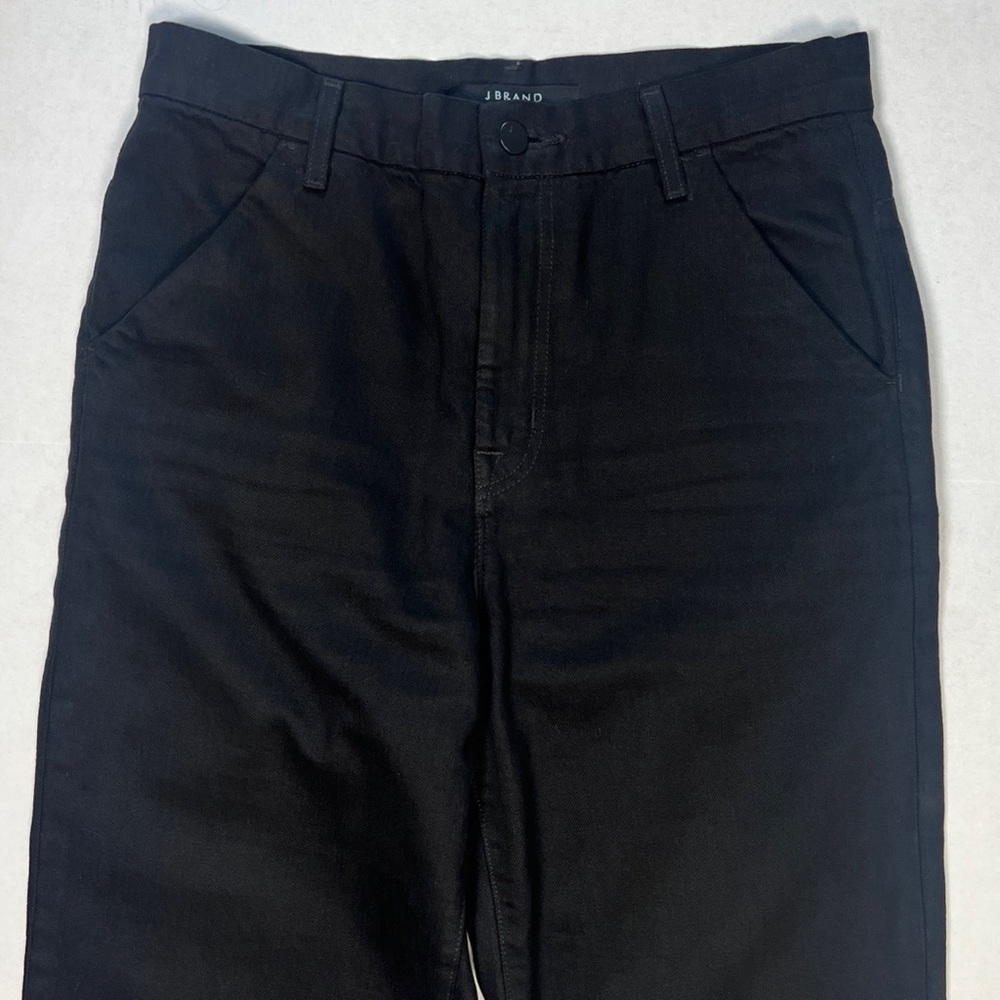 J BRAND Women’s Size 29 Black Joan Cropped Straight High Rise Trouser Jeans - Picture 4 of 11